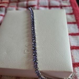 Tanzanite bracelet 8 inch